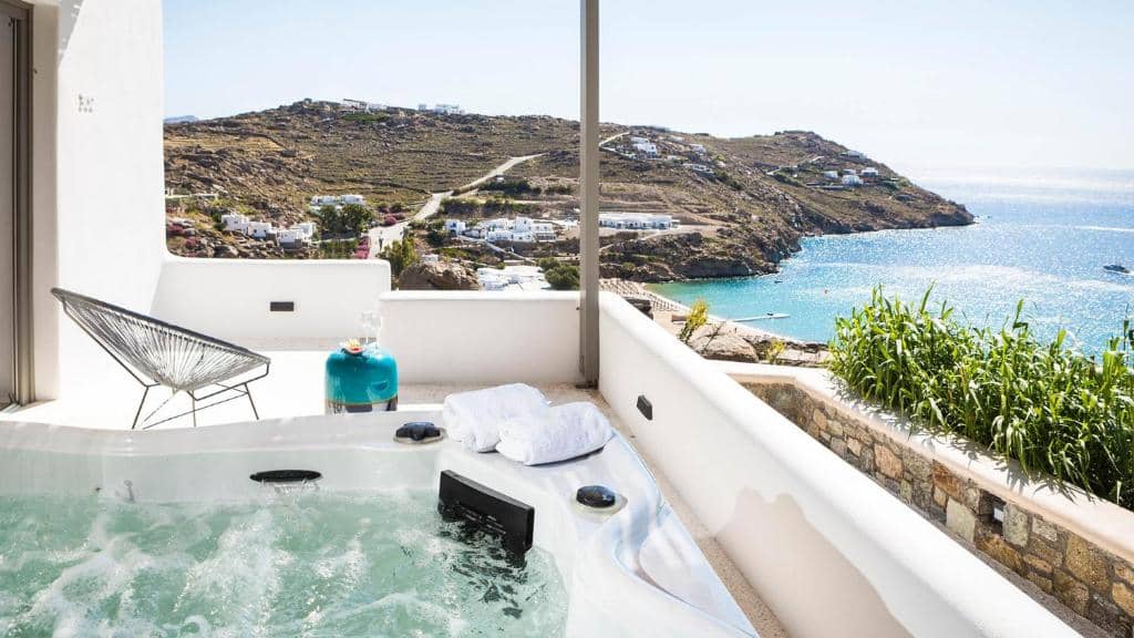 LYO Boutique Hotel Mykonos - Σουίτα με Πανοραμική Θέα Θάλασσα και Υδρομασάζ
