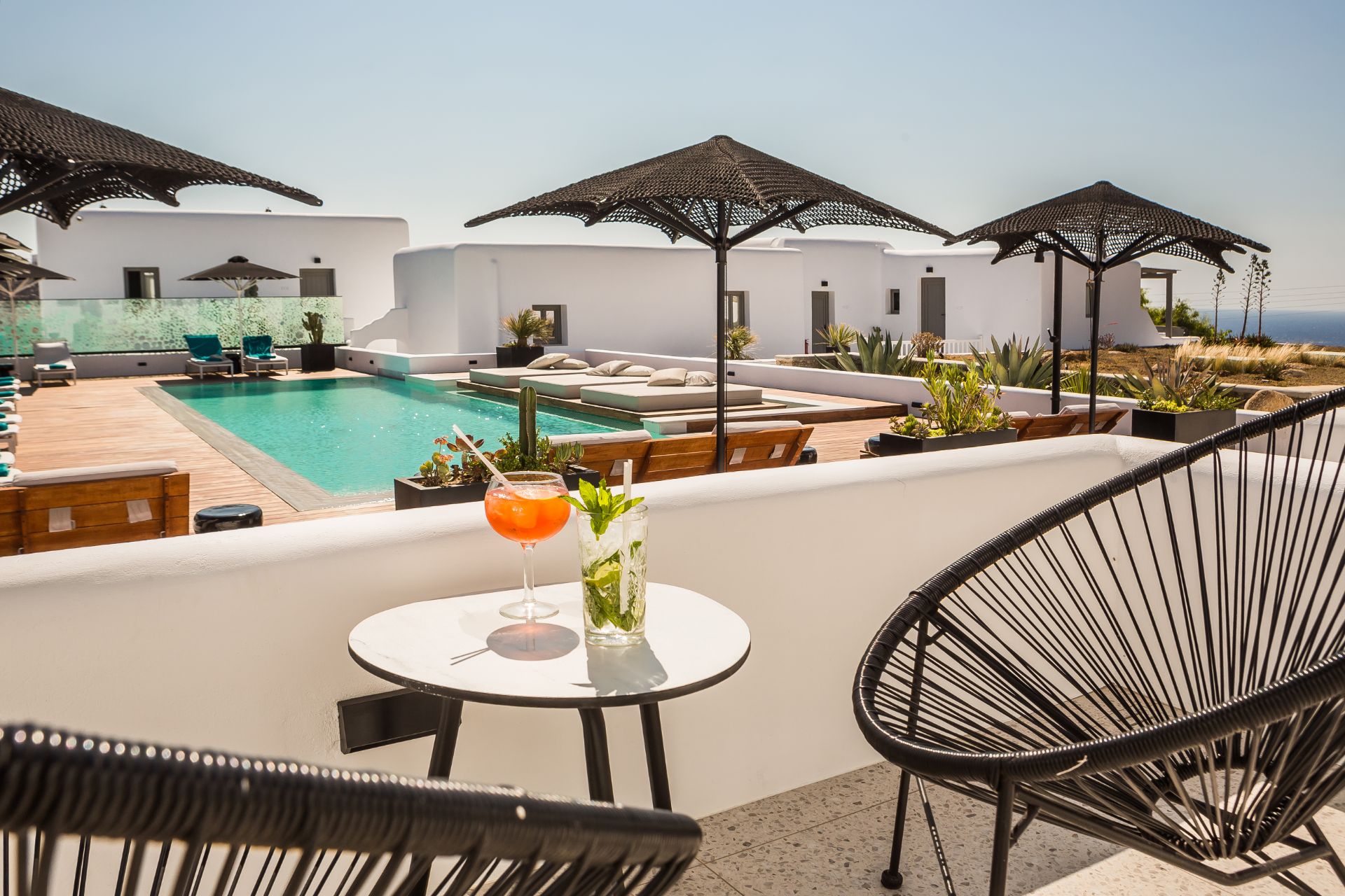 LYO Boutique Hotel Mykonos - Στούντιο Σουίτα με Βεράντα και Θέα στην Πισίνα